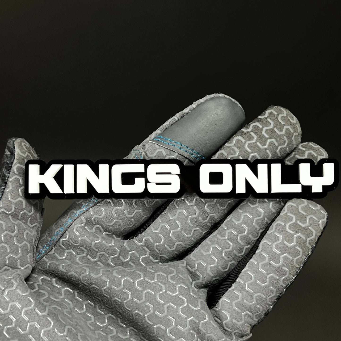 1PC KINGS ONLY 3D Acrylic Badge - Car Truck Emblem Fender Tailgate Trunk Sticker