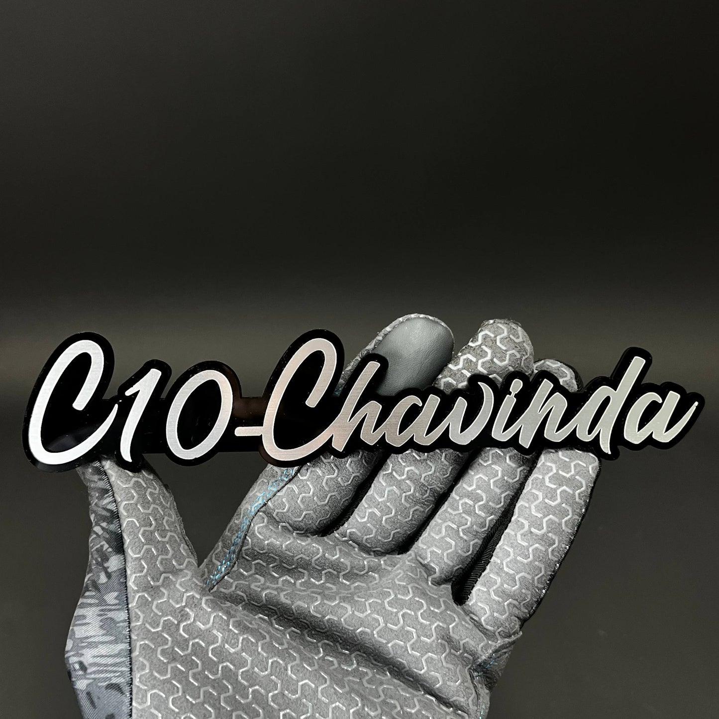 1PC C10-Chavinda 3D Acrylic Badge - Car Truck Emblem Fender Sticker