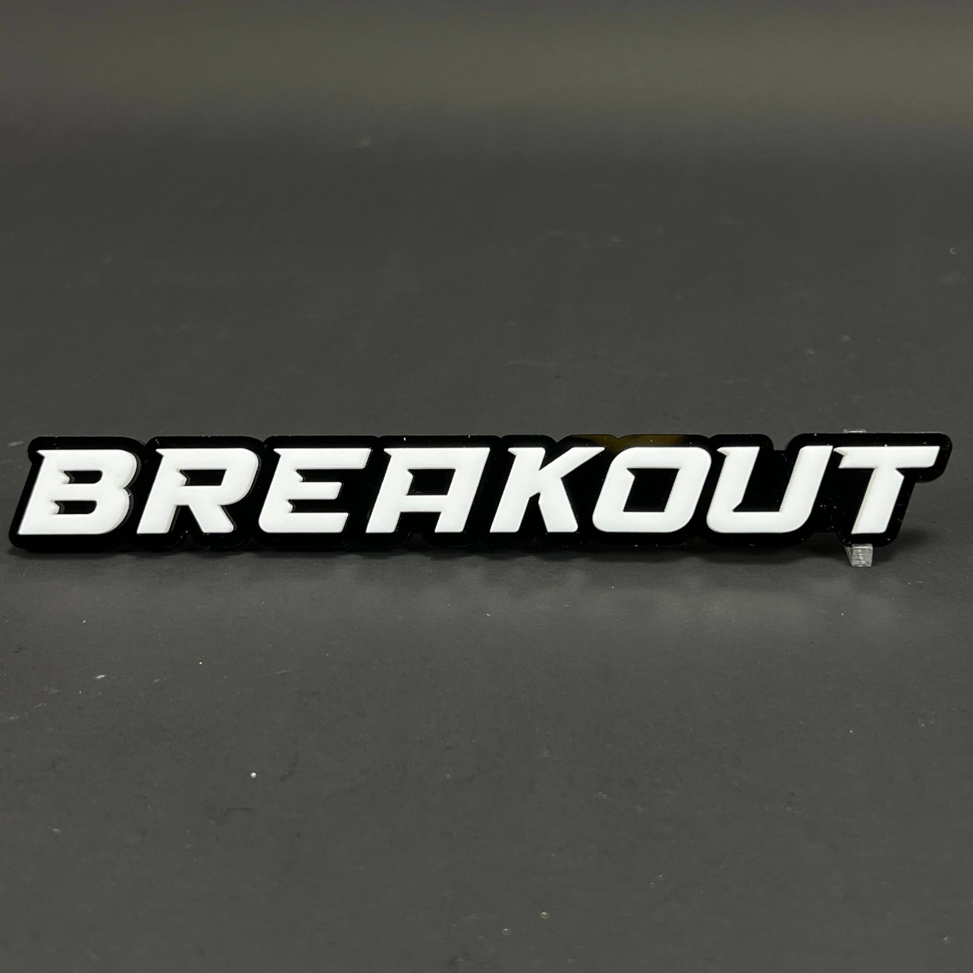 1PC BREAKOUT 3D Acrylic Badge - Car Truck Emblem Fender Tailgate Trunk Sticker
