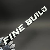 1PC FINE BUILD 3D Acrylic Badge - Car Truck Emblem Fender Tailgate Trunk Sticker