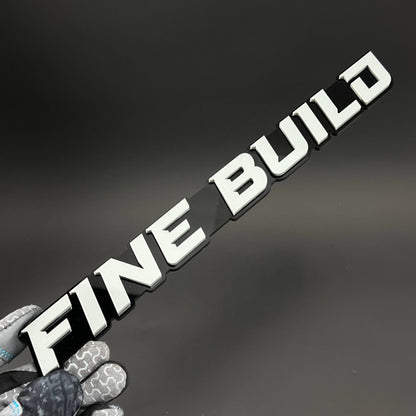1PC FINE BUILD 3D Acrylic Badge - Car Truck Emblem Fender Tailgate Trunk Sticker