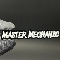 1PC MASTER MECHANIC 3D Acrylic Badge - Car Truck Emblem Fender Sticker