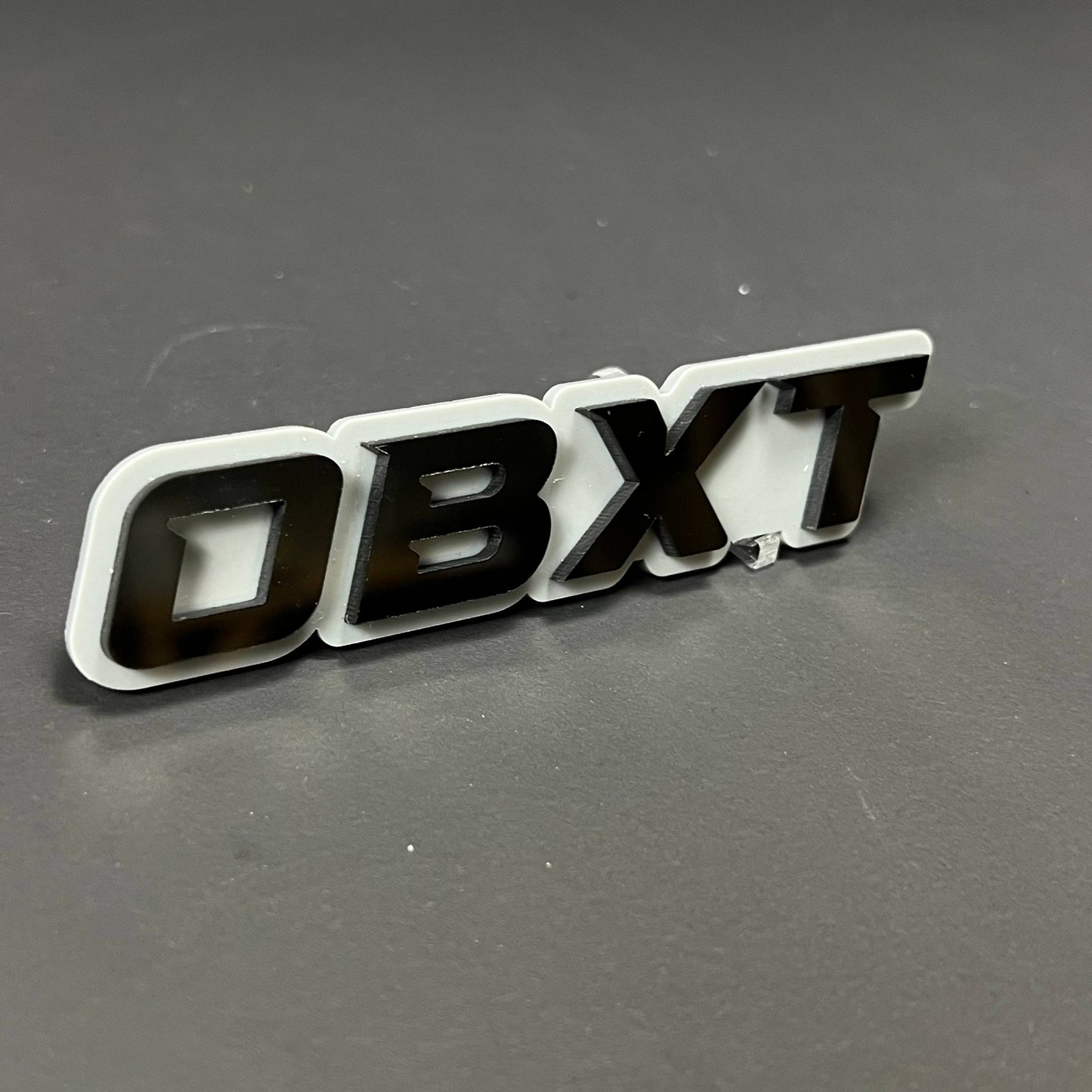 1PC OBXT 3D Acrylic Badge - Car Truck Emblem Fender Tailgate Trunk Sticker