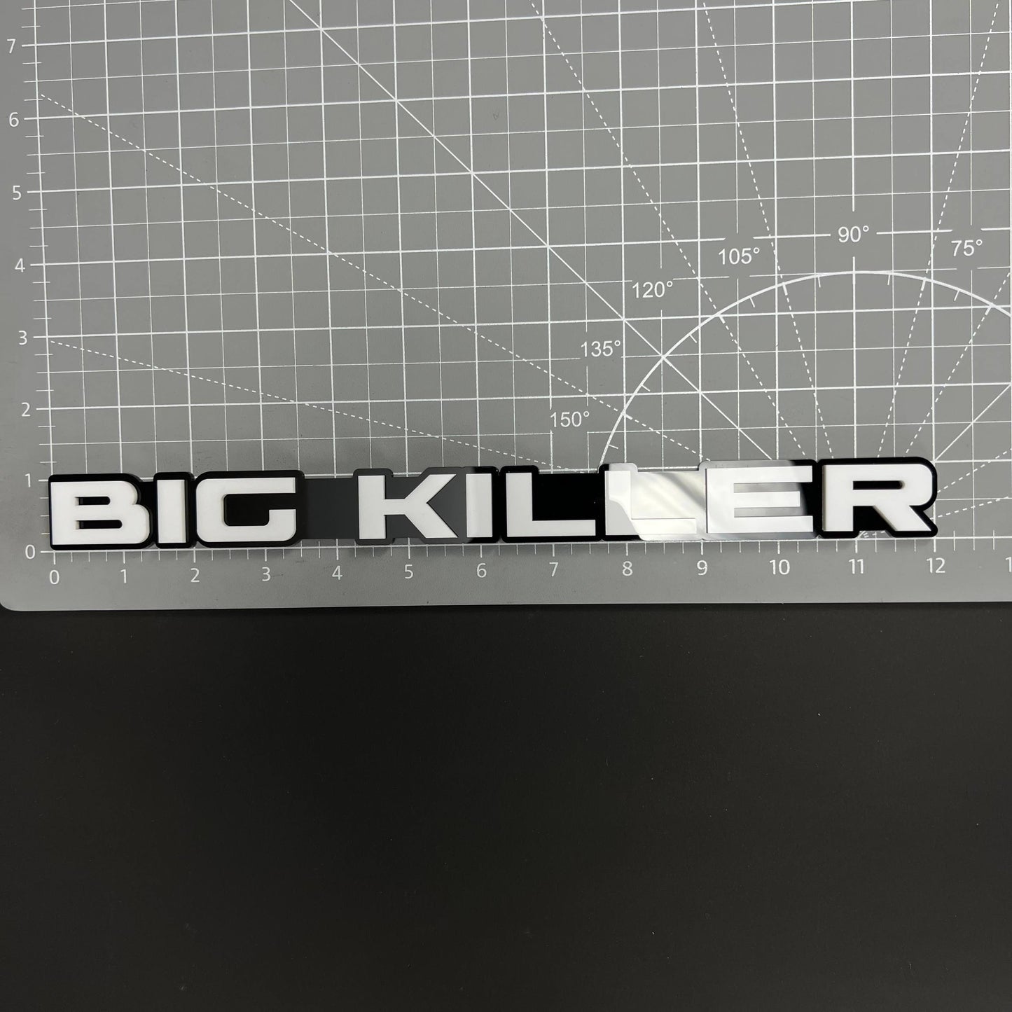 1PC BIG KILLER 3D Acrylic Badge - Car Truck Emblem Fender Tailgate Trunk Sticker