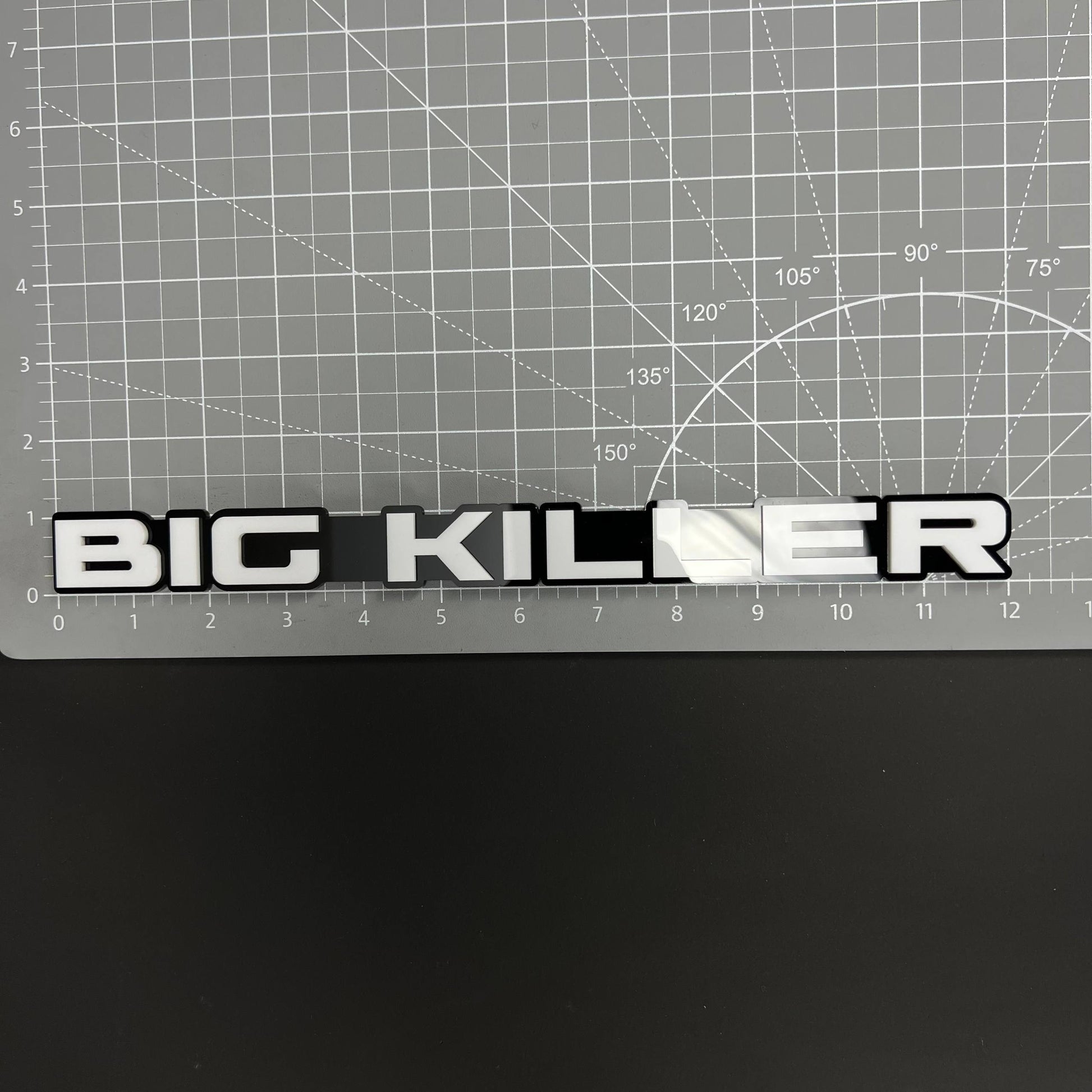 1PC BIG KILLER 3D Acrylic Badge - Car Truck Emblem Fender Tailgate Trunk Sticker
