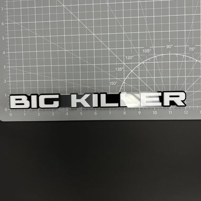 1PC BIG KILLER 3D Acrylic Badge - Car Truck Emblem Fender Tailgate Trunk Sticker