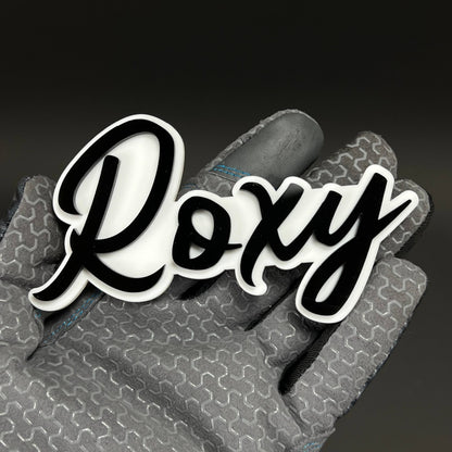 1PC Roxy 3D Acrylic Badge - Car Truck Emblem Fender Tailgate Trunk Sticker