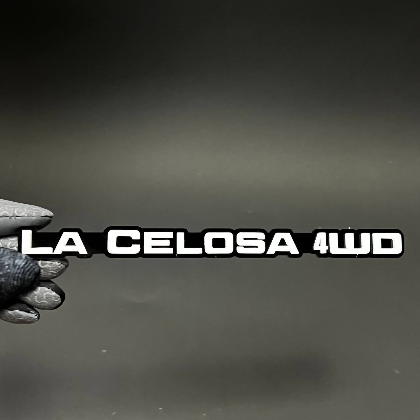 1PC LA CELOSA 4WD 3D Acrylic Badge - Car Truck Emblem Fender Sticker