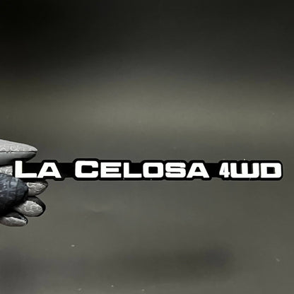 1PC LA CELOSA 4WD 3D Acrylic Badge - Car Truck Emblem Fender Sticker