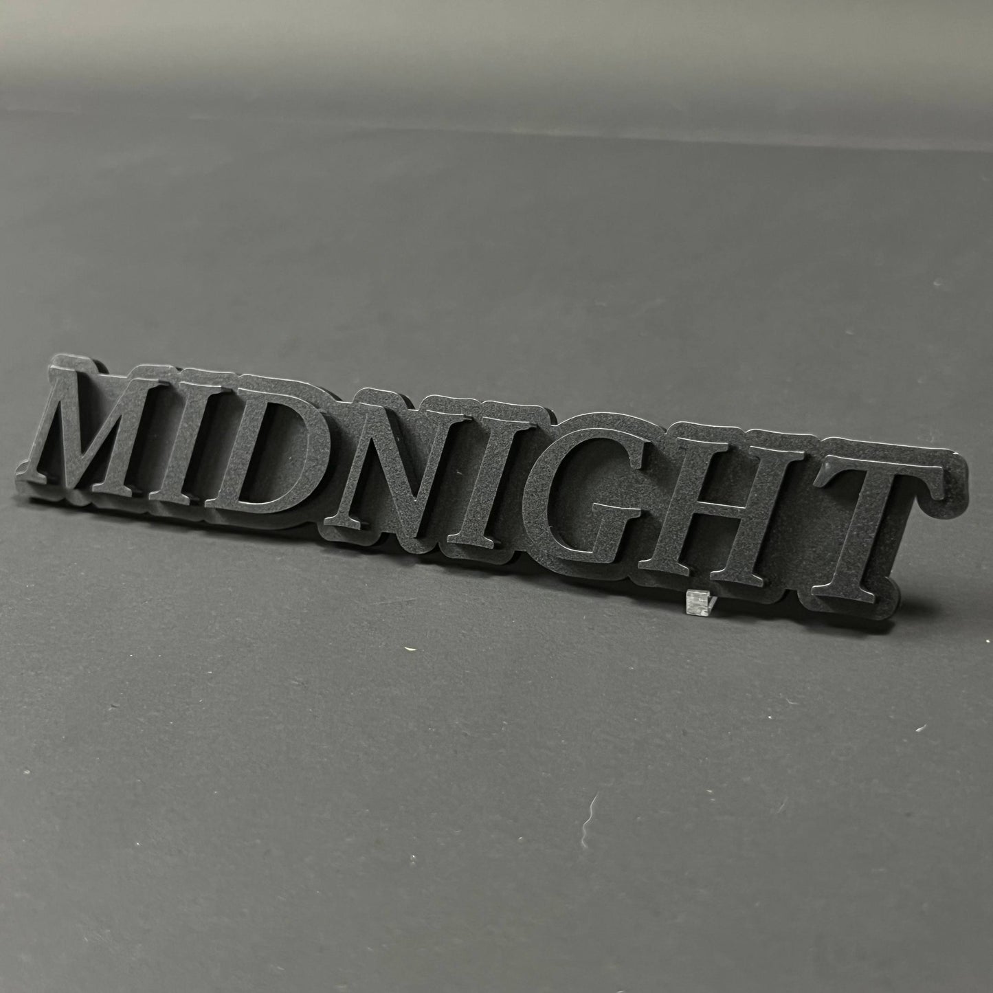 1PC MIDNIGHT 3D Acrylic Badge - Car Truck Emblem Fender Tailgate Trunk Sticker