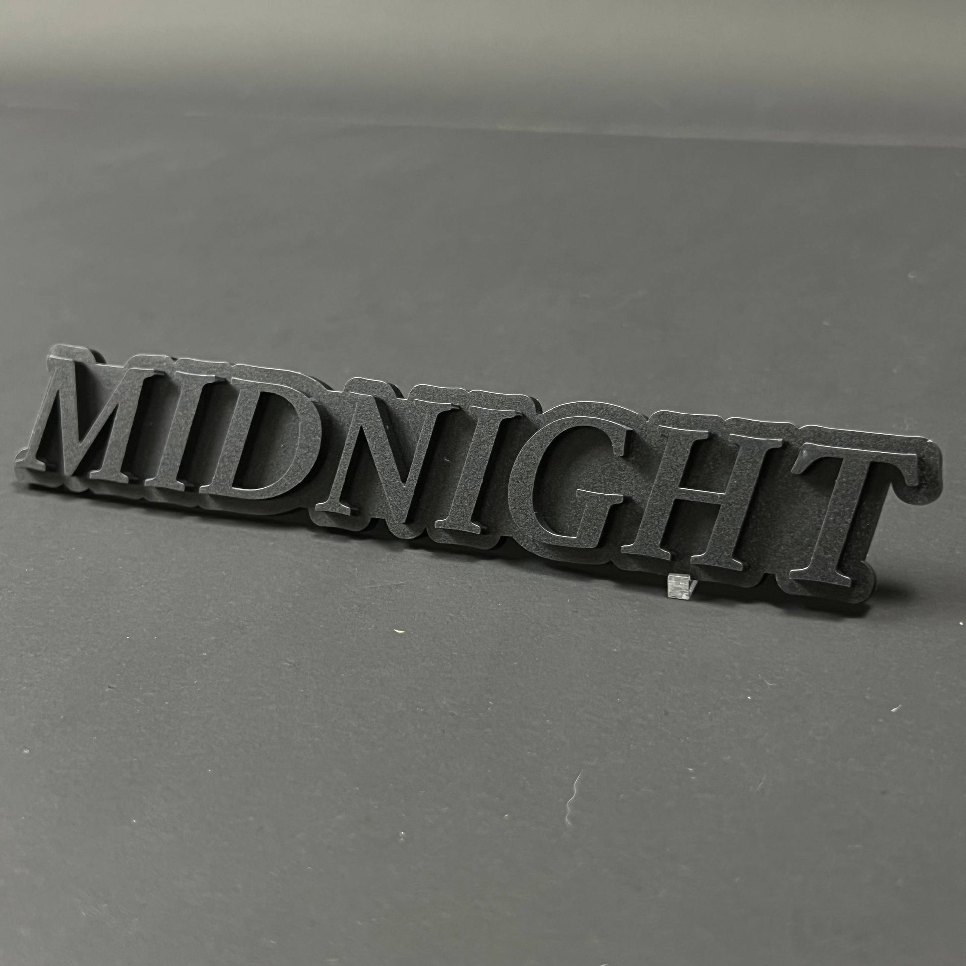 1PC MIDNIGHT 3D Acrylic Badge - Car Truck Emblem Fender Tailgate Trunk Sticker