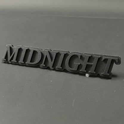 1PC MIDNIGHT 3D Acrylic Badge - Car Truck Emblem Fender Tailgate Trunk Sticker