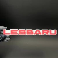 1PC LESBARU 3D Acrylic Badge - Car Truck Emblem Fender Tailgate Trunk Sticker