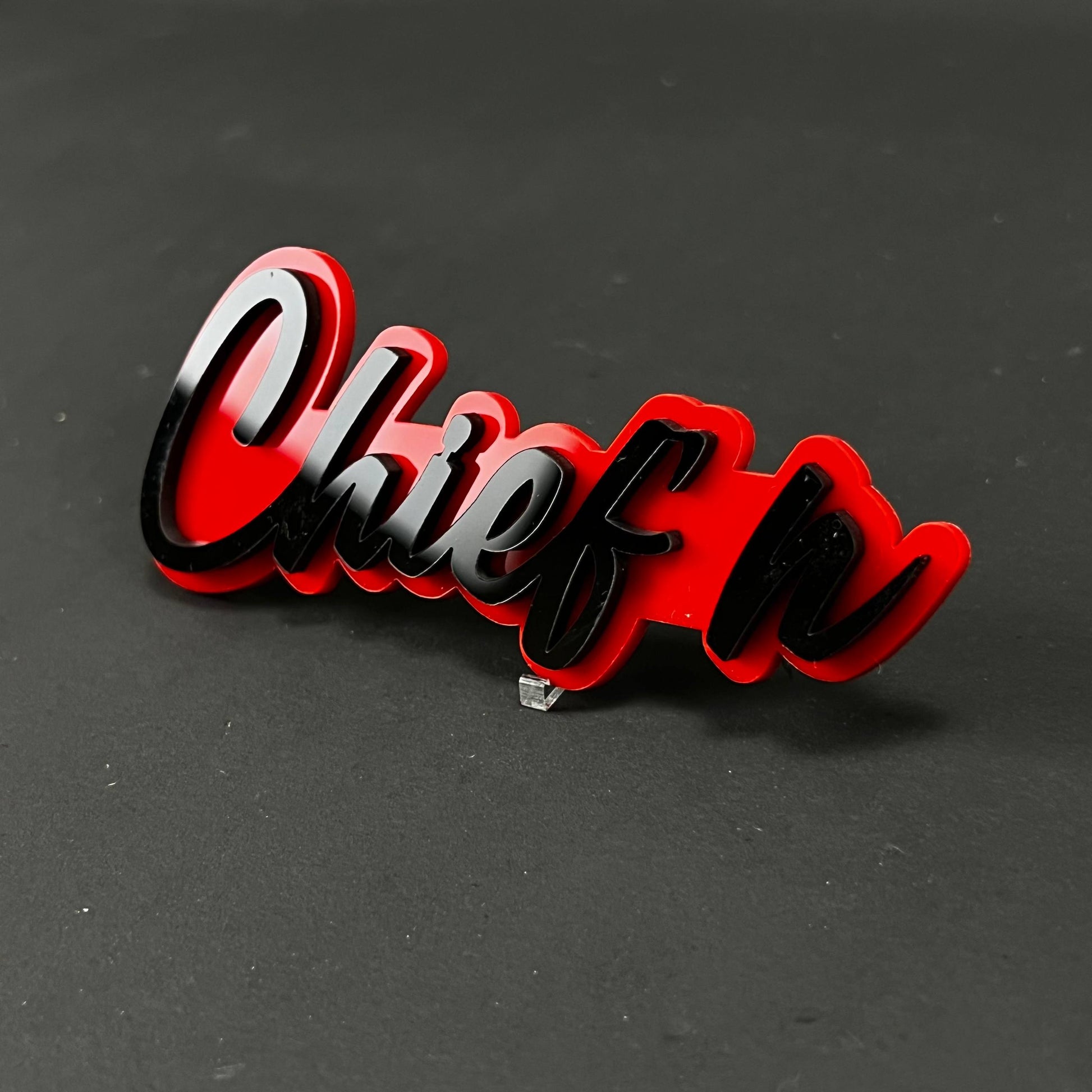 1PC Chief'n 3D Acrylic Badge - Car Truck Emblem Fender Tailgate Trunk Sticker
