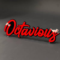 1PC Octavious 3D Acrylic Badge - Car Truck Emblem Fender Tailgate Trunk Sticker