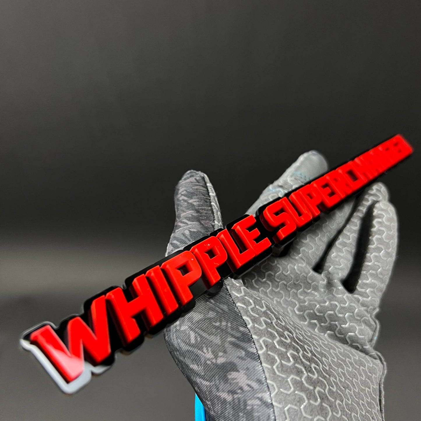 1PC WHIPPLE SUPERCHARGED 3D Acrylic Badge - Car Truck Emblem Fender Sticker