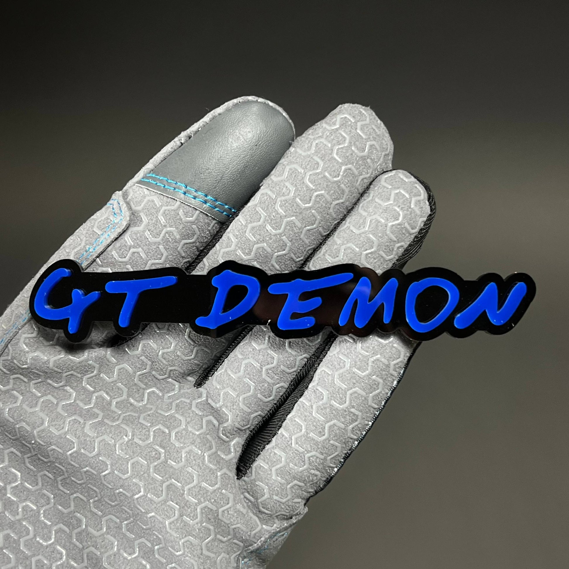 1PC GT DEMON 3D Acrylic Badge - Car Truck Emblem Fender Tailgate Trunk Sticker