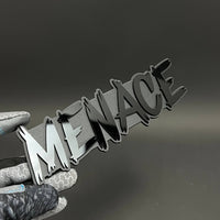 1PC MENACE 3D Acrylic Badge - Car Truck Emblem Fender Tailgate Trunk Sticker