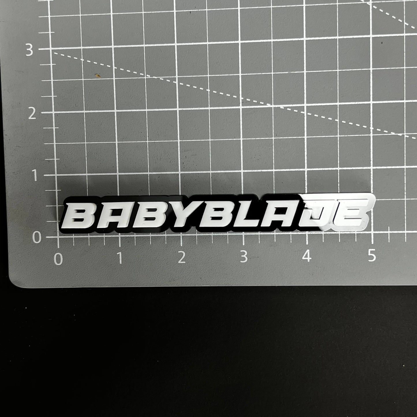 1PC BABYBLADE 3D Acrylic Badge - Car Truck Emblem Fender Tailgate Trunk Sticker