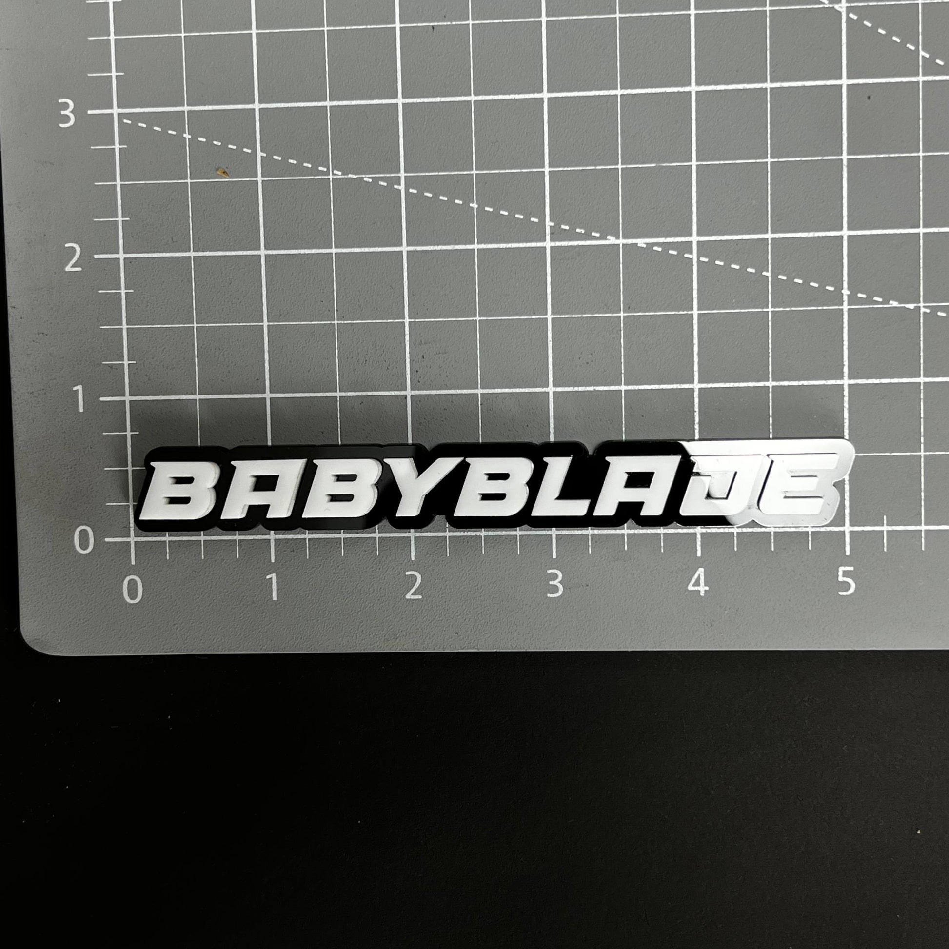 1PC BABYBLADE 3D Acrylic Badge - Car Truck Emblem Fender Tailgate Trunk Sticker