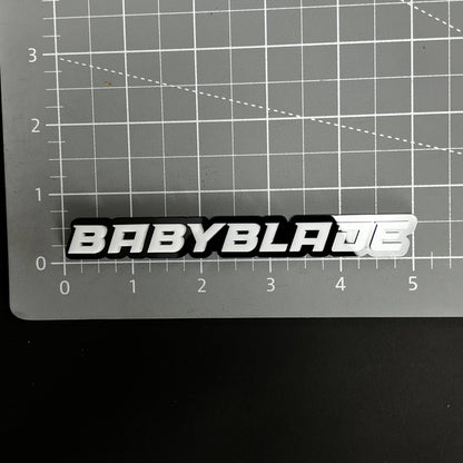 1PC BABYBLADE 3D Acrylic Badge - Car Truck Emblem Fender Tailgate Trunk Sticker