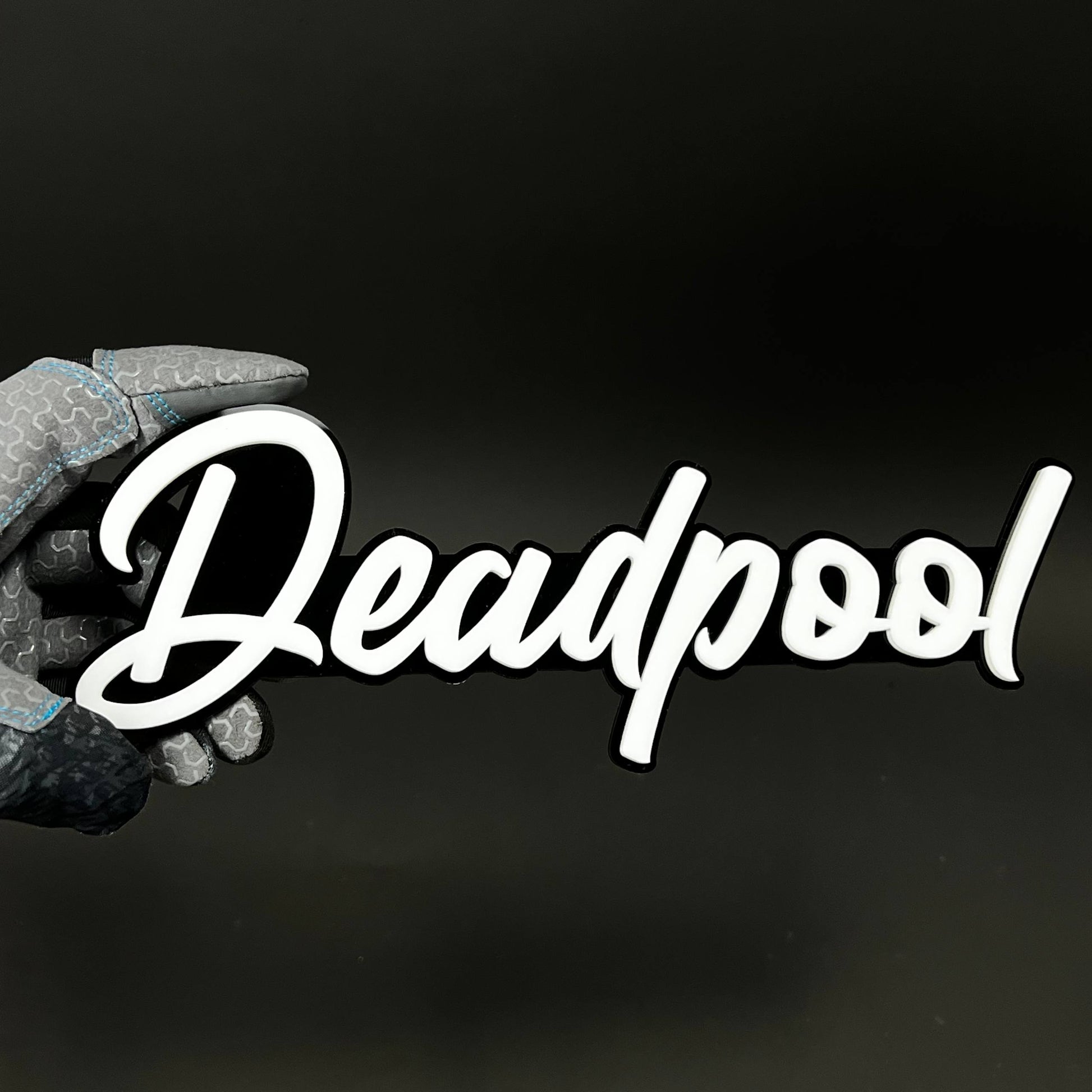 1PC Deadpool 3D Acrylic Badge - Car Truck Emblem Fender Tailgate Trunk Sticker