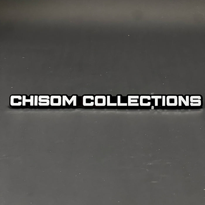 1PC CHISOM COLLECTIONS 3D Acrylic Badge - Car Truck Emblem Fender Sticker