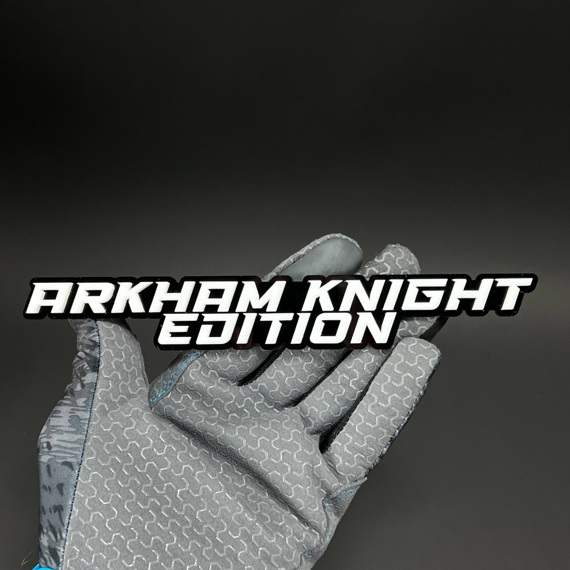1PC ARKHAM KNIGHT EDITION 3D Acrylic Badge - Car Truck Emblem Fender Sticker