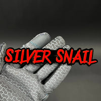 1PC SILVER SNAIL 3D Acrylic Badge - Car Truck Emblem Fender Sticker