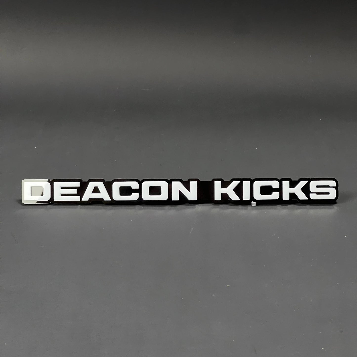 1PC DEACON KICKS 3D Acrylic Badge - Car Truck Emblem Fender Sticker