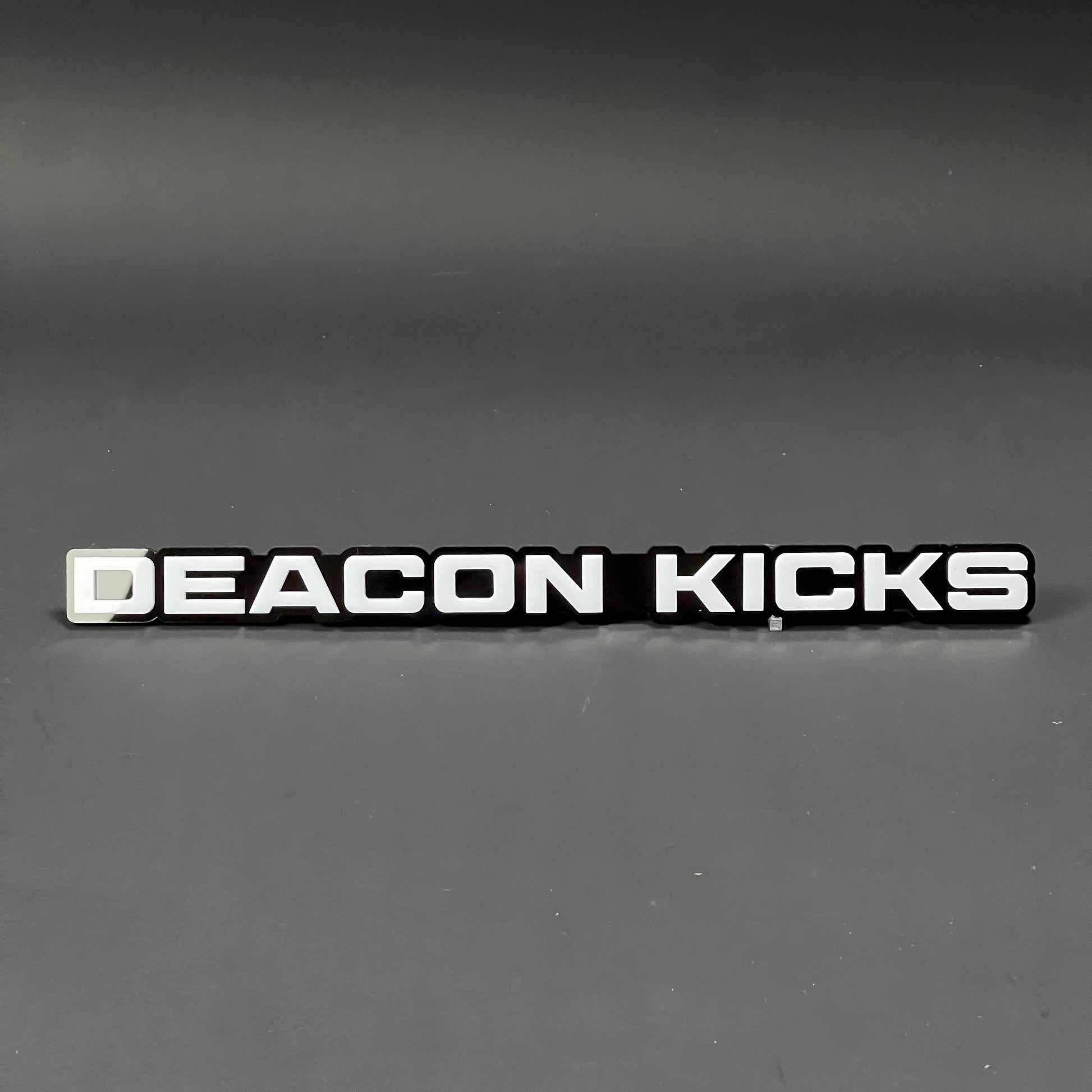 1PC DEACON KICKS 3D Acrylic Badge - Car Truck Emblem Fender Sticker