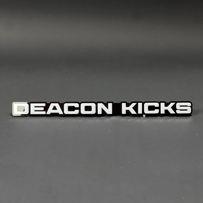 1PC DEACON KICKS 3D Acrylic Badge - Car Truck Emblem Fender Sticker
