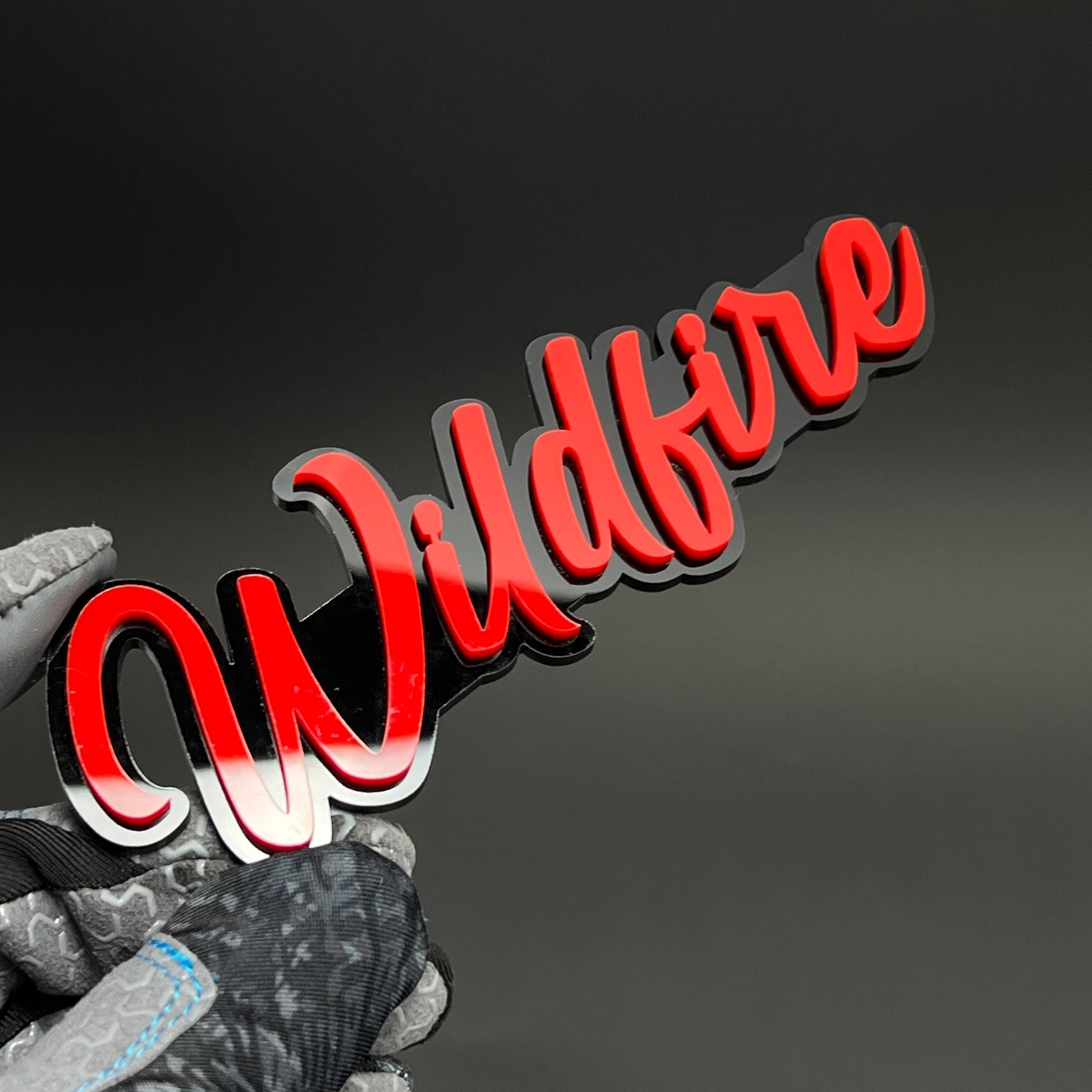 1PC Wildfire 3D Acrylic Badge - Car Truck Emblem Fender Tailgate Trunk Sticker