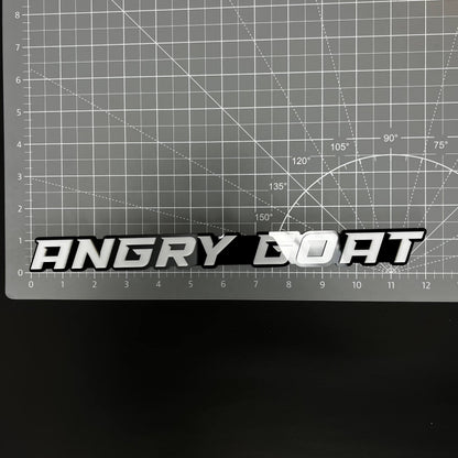 1PC ANGRY GOAT 3D Acrylic Badge - Car Truck Emblem Fender Tailgate Trunk Sticker