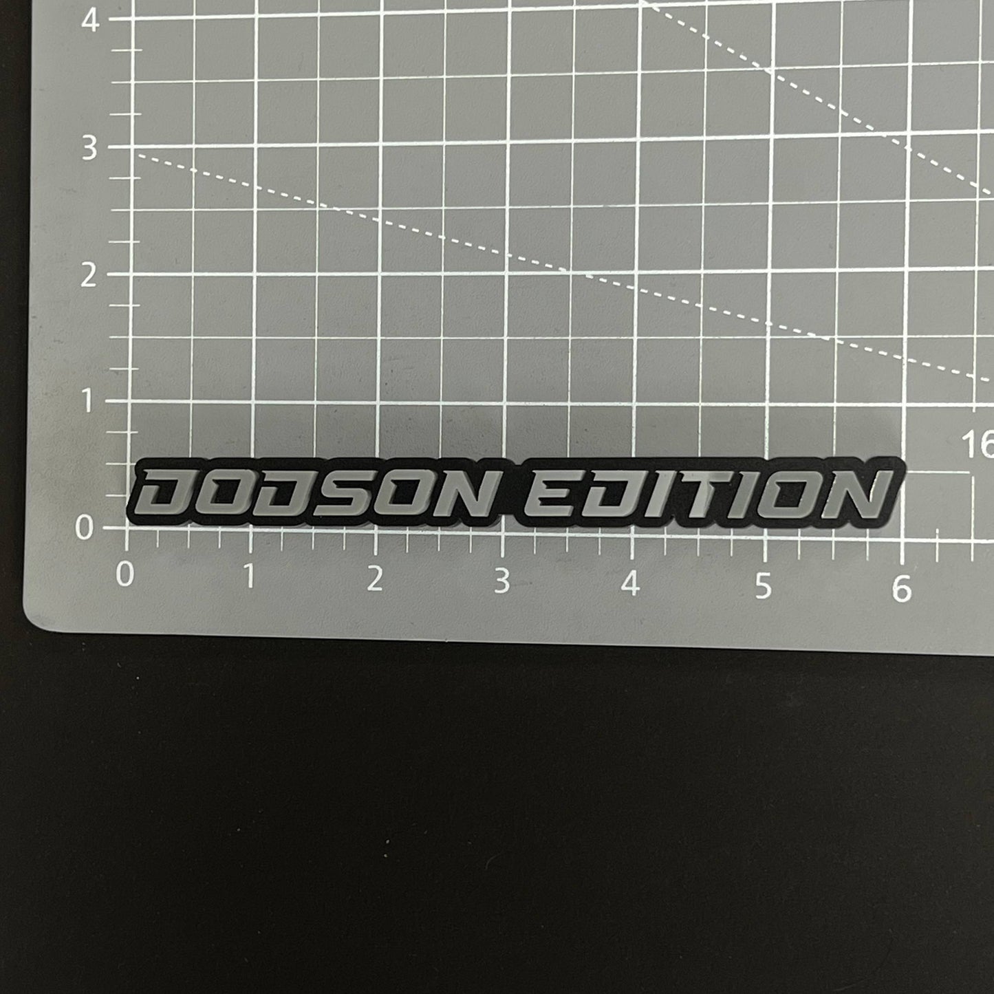 1PC DODSON EDITION 3D Acrylic Badge - Car Truck Emblem Fender Sticker