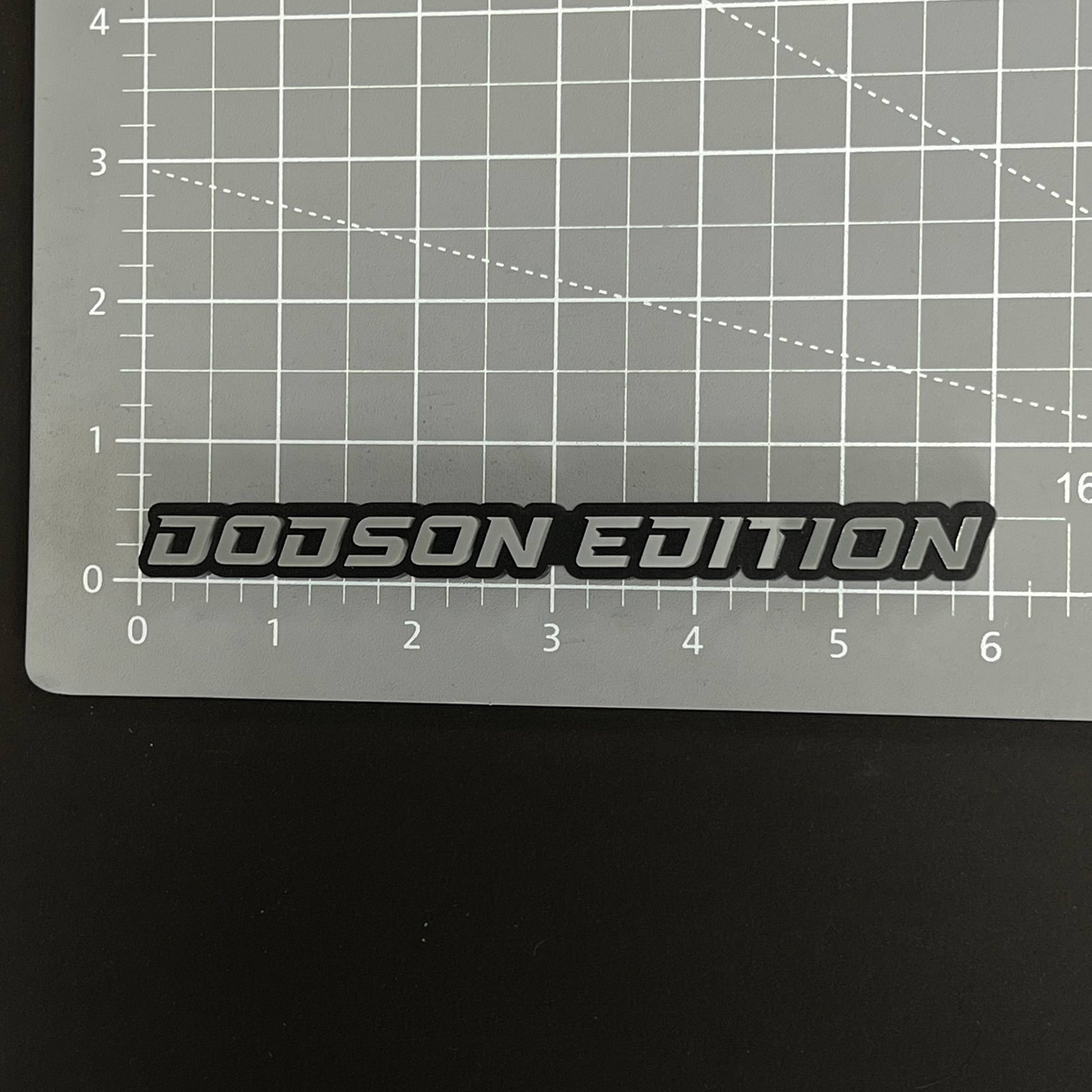 1PC DODSON EDITION 3D Acrylic Badge - Car Truck Emblem Fender Sticker