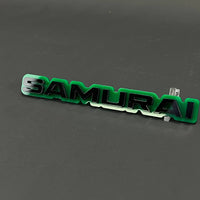 1PC SAMURAI 3D Acrylic Badge - Car Truck Emblem Fender Tailgate Trunk Sticker