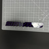 1PC SIRWASS 3D Acrylic Badge - Car Truck Emblem Fender Tailgate Trunk Sticker