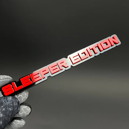 1PC SLEEPER EDITION 3D Acrylic Badge - Car Truck Emblem Fender Sticker