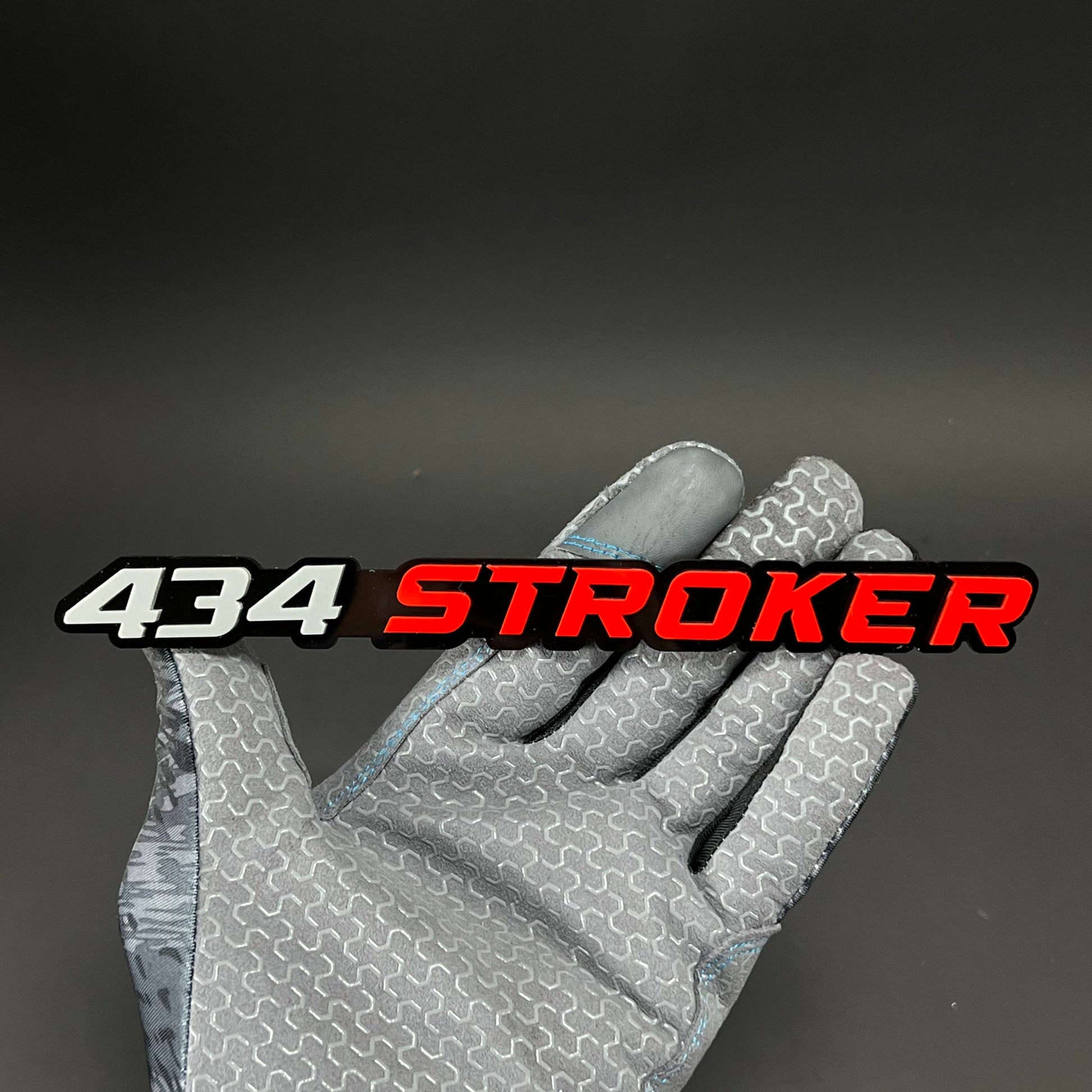 1PC 434 STROKER 3D Acrylic Badge - Car Truck Emblem Fender Sticker