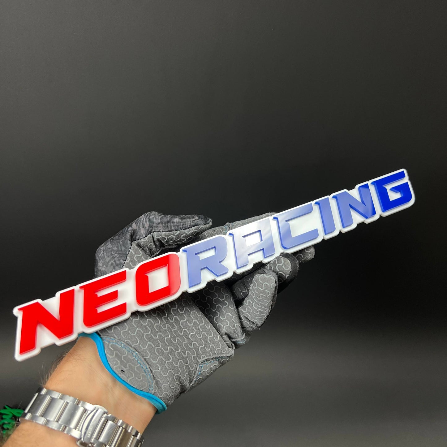 1PC NEORACING 3D Acrylic Badge - Car Truck Emblem Fender Tailgate Trunk Sticker