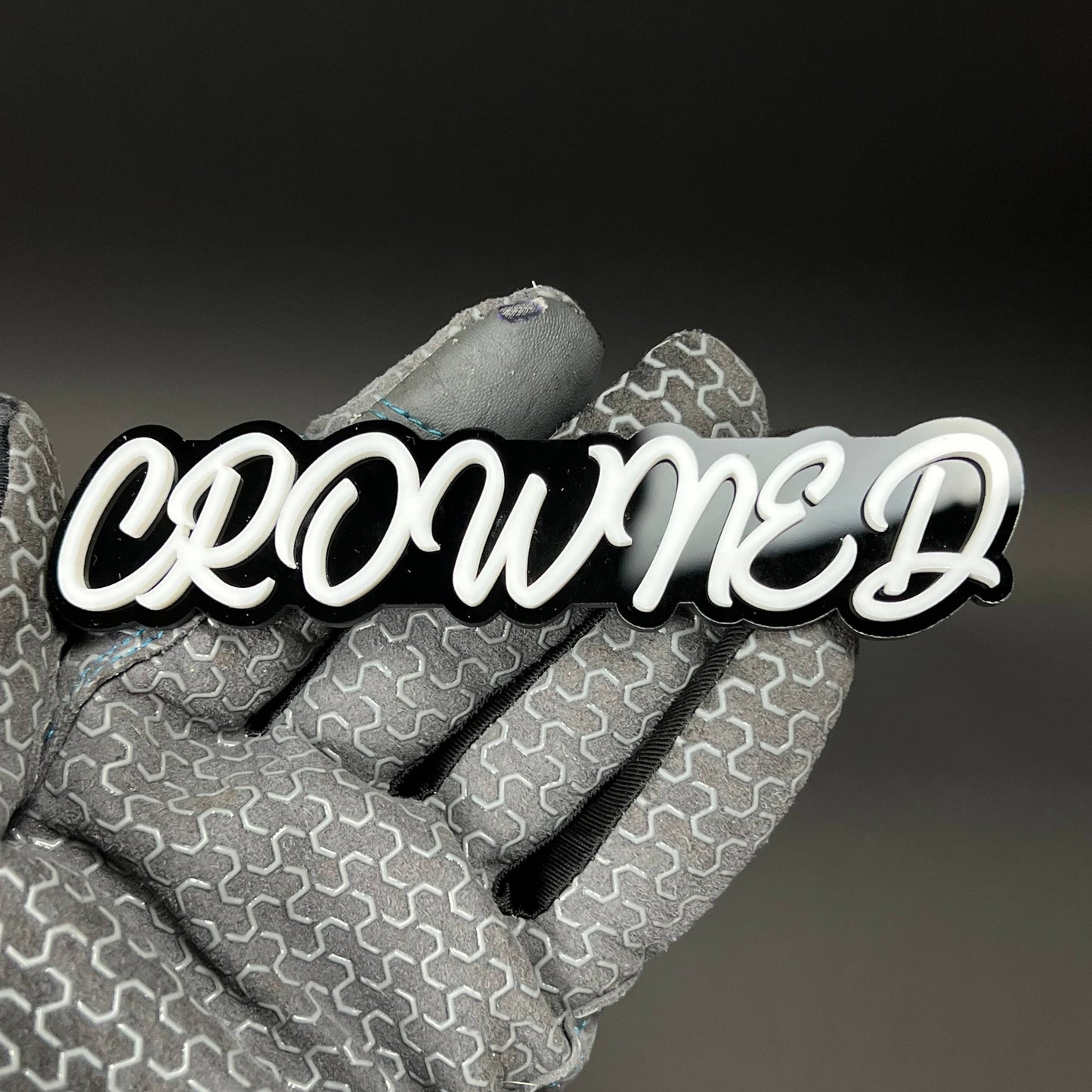 1PC CROWNED 3D Acrylic Badge - Car Truck Emblem Fender Tailgate Trunk Sticker