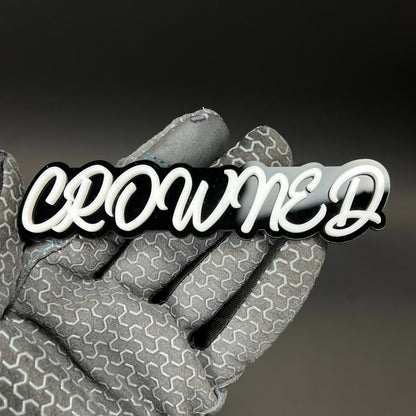 1PC CROWNED 3D Acrylic Badge - Car Truck Emblem Fender Tailgate Trunk Sticker