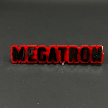 1PC MEGATRON 3D Acrylic Badge - Car Truck Emblem Fender Tailgate Trunk Sticker