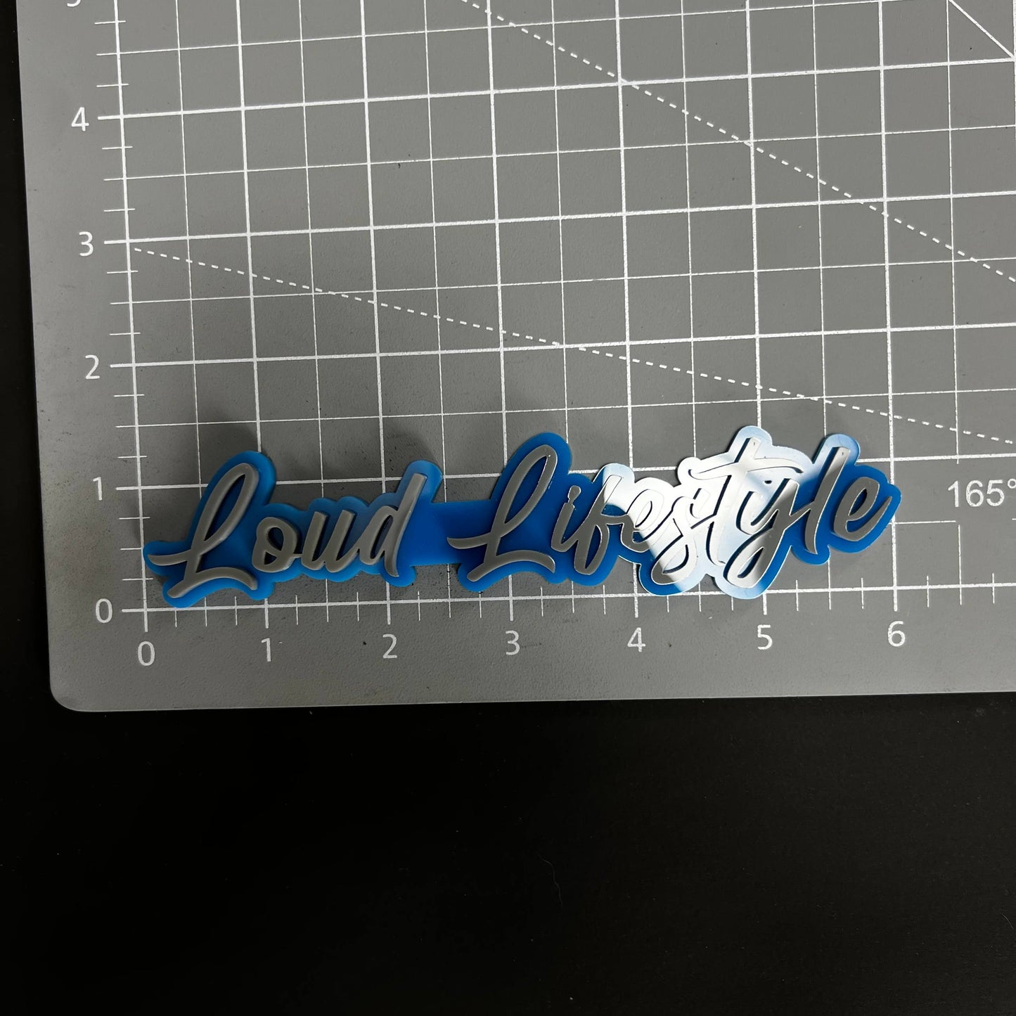 1PC Loud Lifestyle 3D Acrylic Badge - Car Truck Emblem Fender Sticker