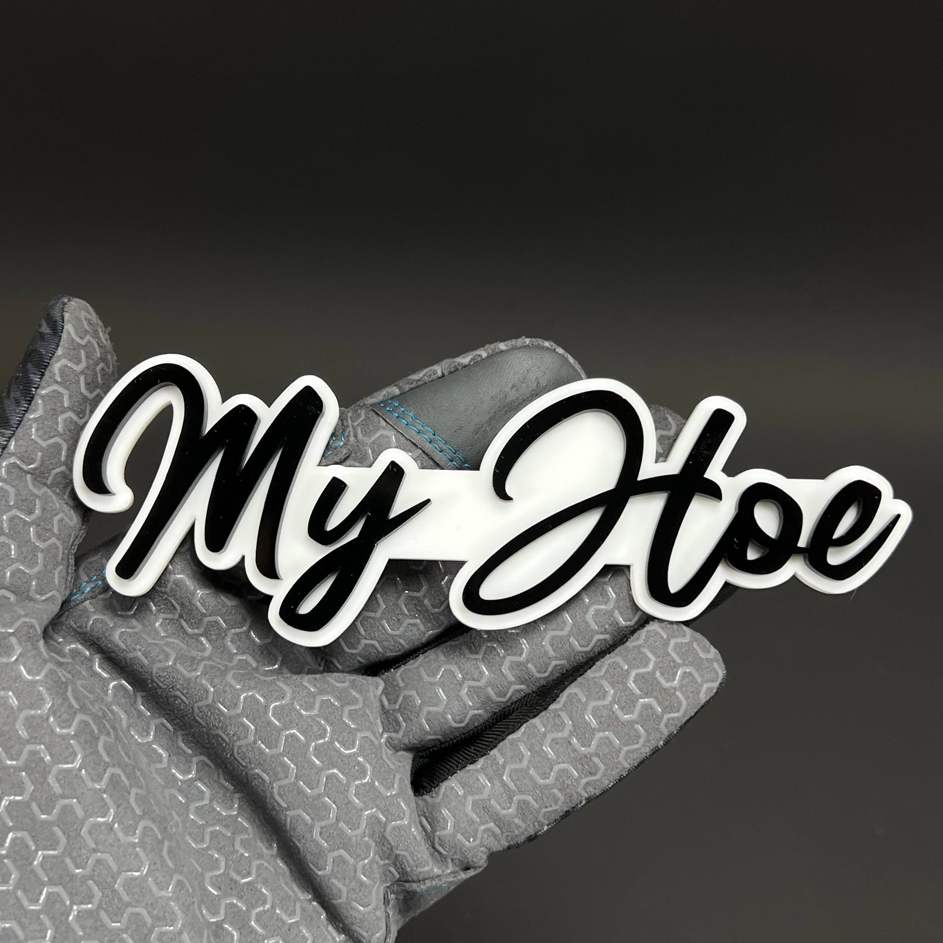 1PC My Hoe 3D Acrylic Badge - Car Truck Emblem Fender Tailgate Trunk Sticker