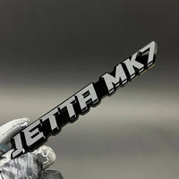 1PC JETTA MK7 3D Acrylic Badge - Car Truck Emblem Fender Tailgate Trunk Sticker