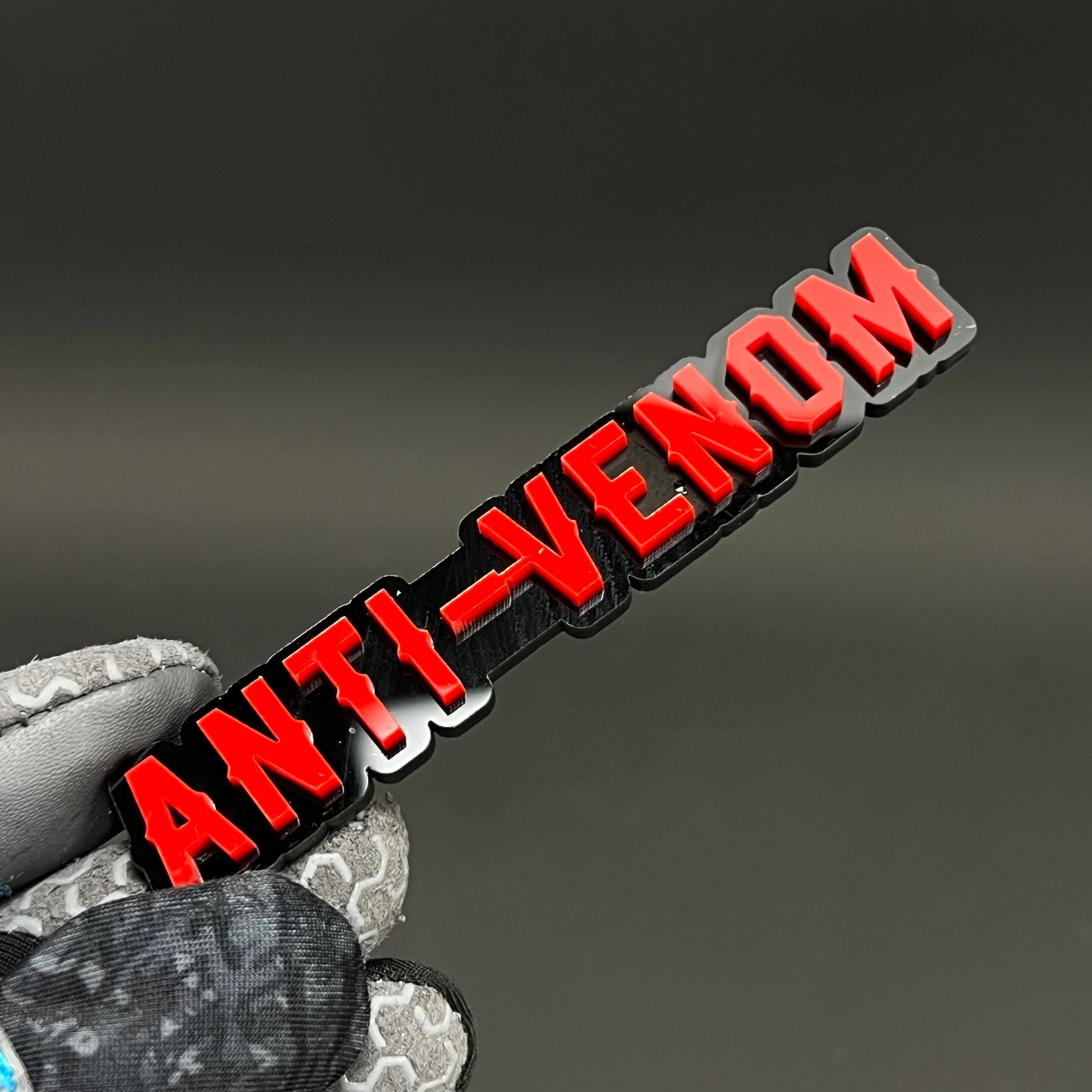 1PC ANTI-VENOM 3D Acrylic Badge - Car Truck Emblem Fender Tailgate Trunk Sticker
