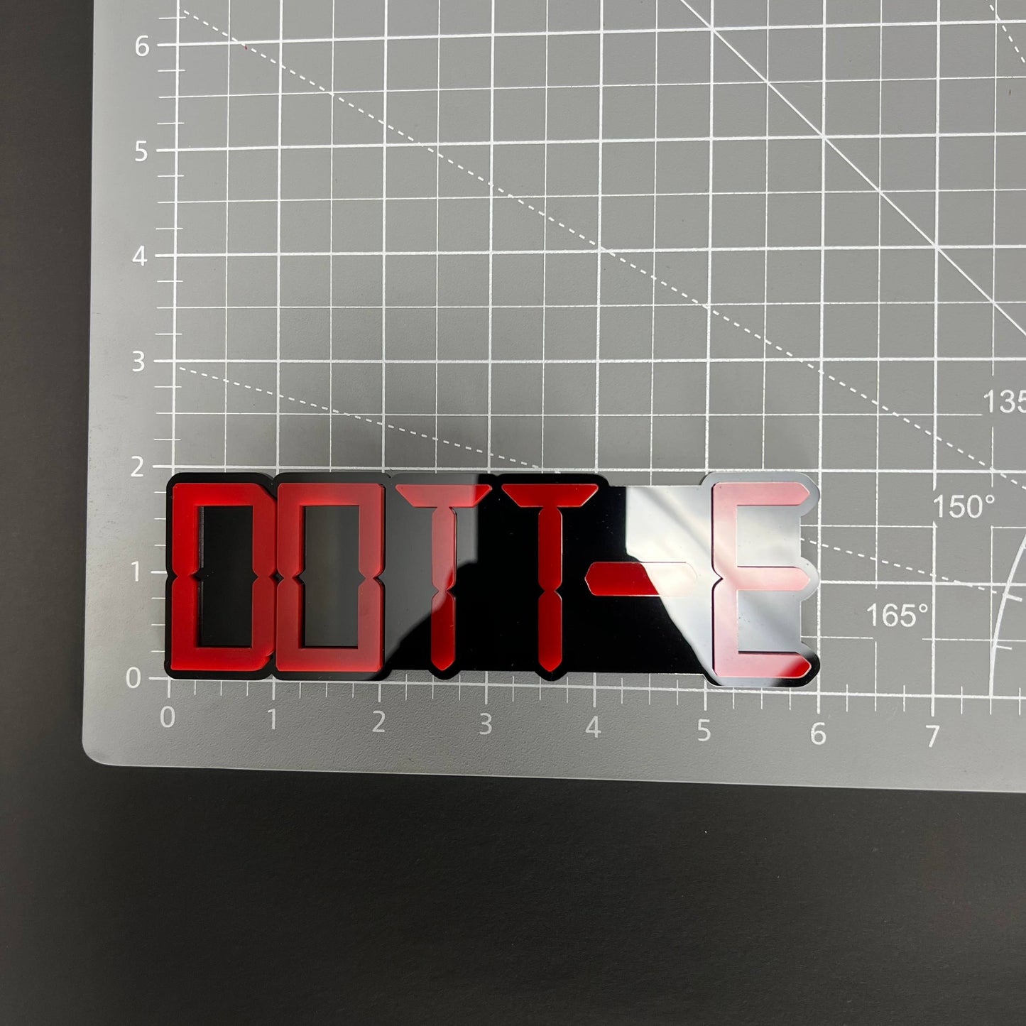 1PC DOTT-E 3D Acrylic Badge - Car Truck Emblem Fender Tailgate Trunk Sticker
