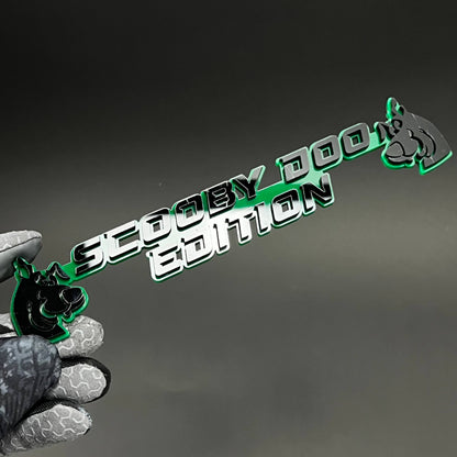 1PC SCOOBY DOO EDITION 3D Acrylic Badge - Car Truck Emblem Fender Sticker